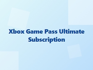 Xbox Game Pass Ultimate Subscription Details